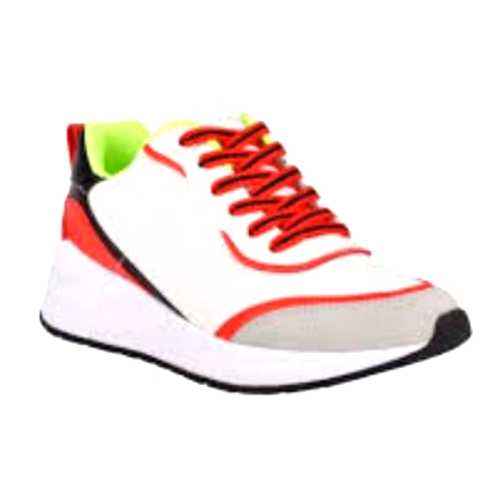 Marc Fisher Elesa White Red Black Sneaker Size 8.5